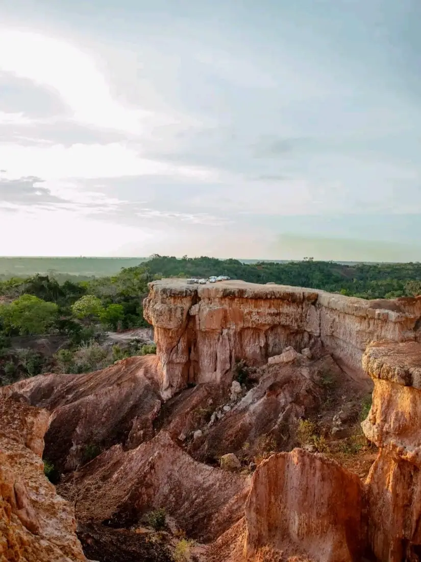 Marafa canyon rock formations