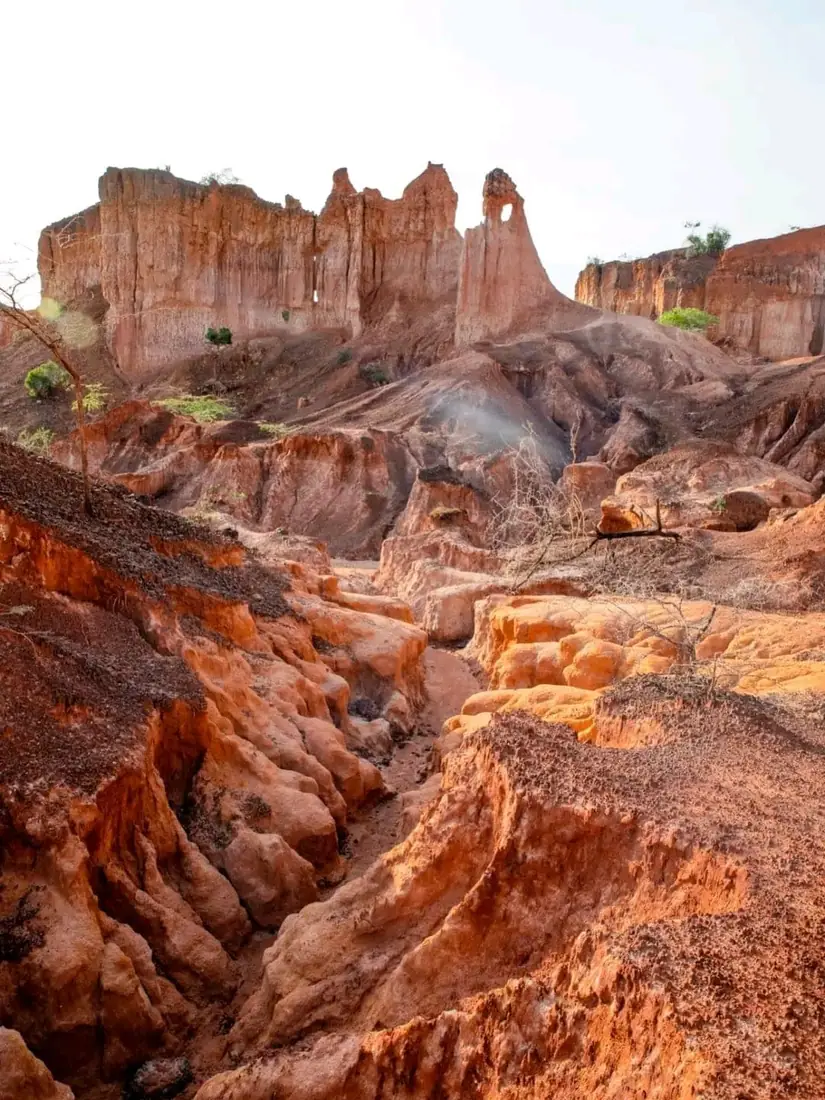 Sunset at Marafa canyon