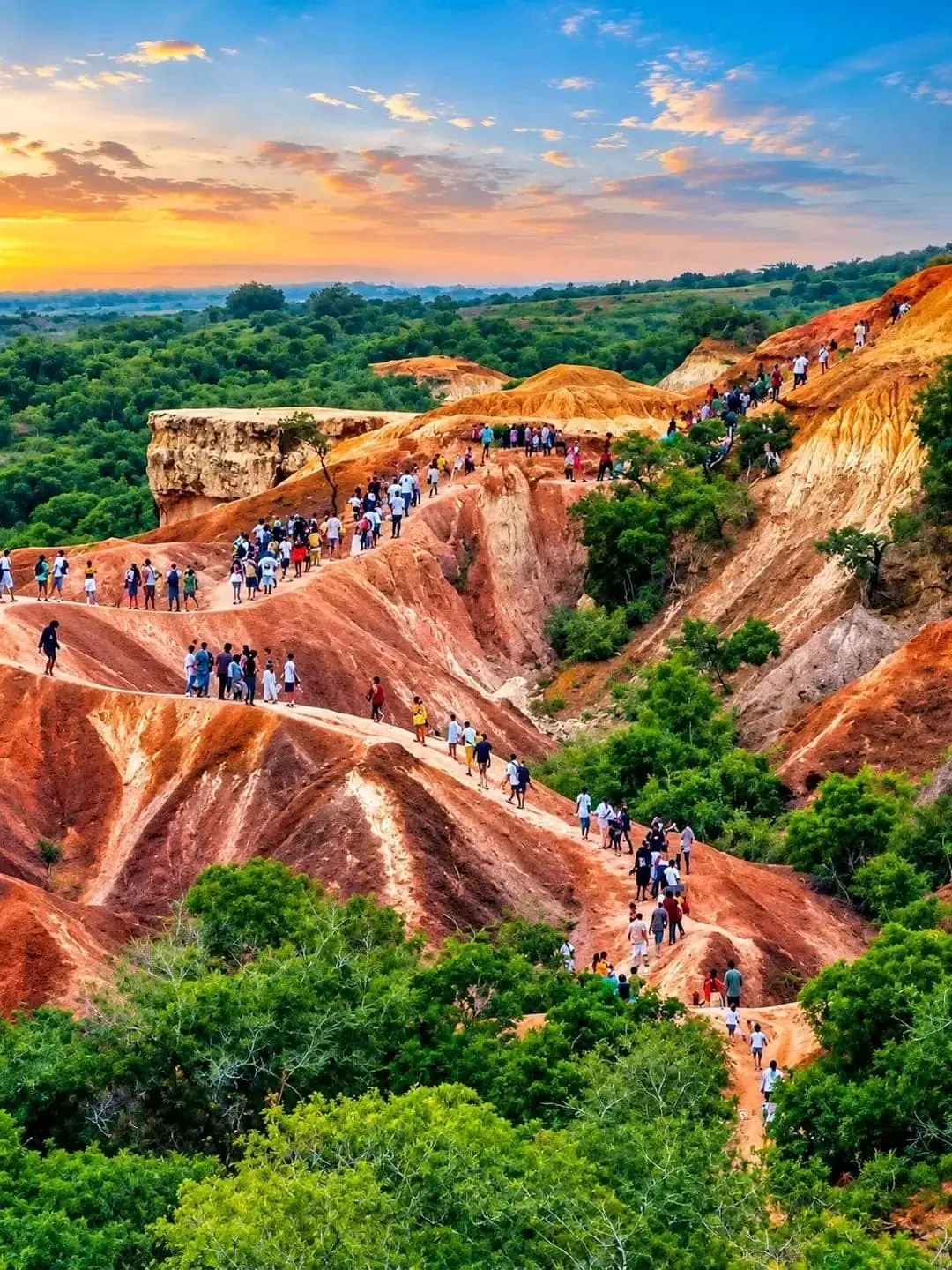 Marafa canyon hike Kenya